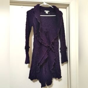 Alberto Makali Open Front Cardigan
